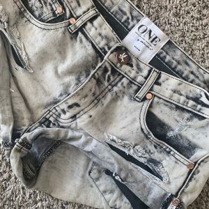 One Teaspoon bandit denim shorts